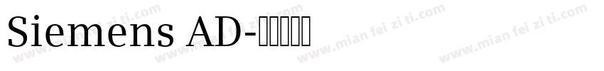 Siemens AD字体转换